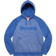 Gonz Appliqué Zip Up Hooded Sweatshirt