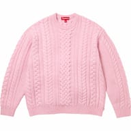 Appliqué Cable Knit Sweater