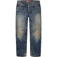 Distressed Loose Fit Selvedge Jean