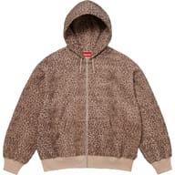 Pilled Zip Up Hooded Sweatshirt