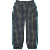 Plaid Warm Up Pant