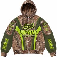 Supreme®/Fox Racing® Zip Up Hooded Sweatshirt