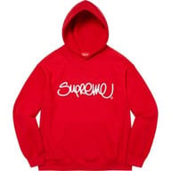 Raised Handstyle Hooded Sweatshirt