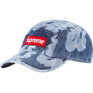 Flames Jacquard Denim Camp Cap