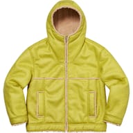 Faux Shearling Hooded Jacket