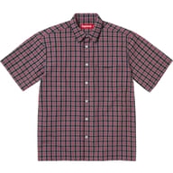 Loose Fit Mini Plaid S/S Shirt