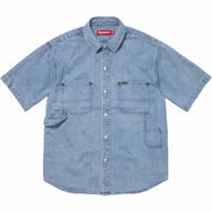 Loose Fit S/S Denim Painter Shirt