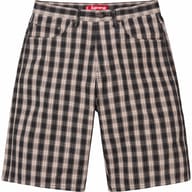 Plaid Baggy Short