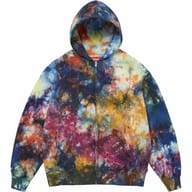 Overdyed Small Box Zip Up Hooded Sweatshirt