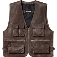 Leather Cargo Vest