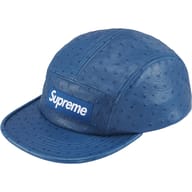 Ostrich Embossed Leather GORE-TEX Camp Cap