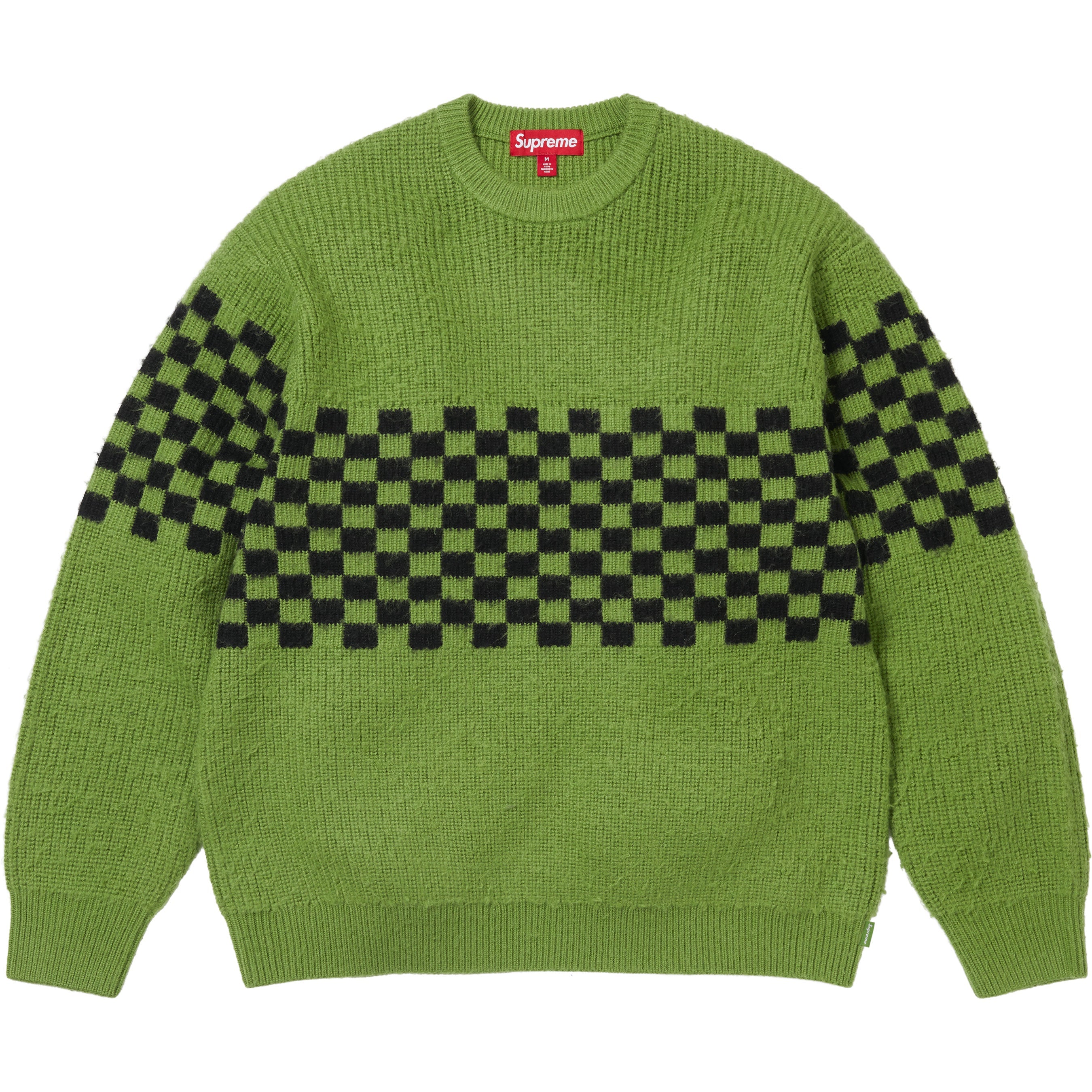 Checkerboard Pilled Sweater