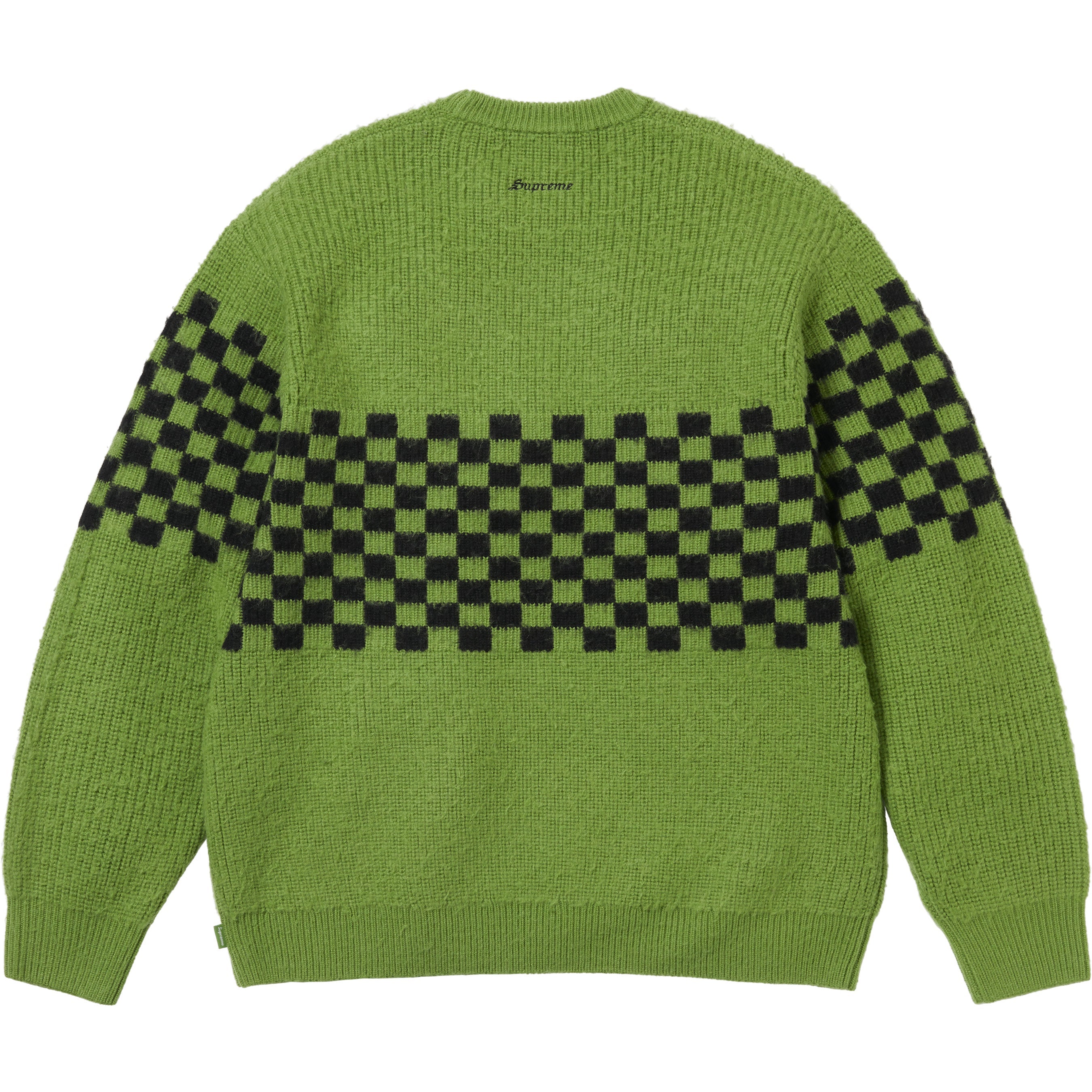 Checkerboard Pilled Sweater