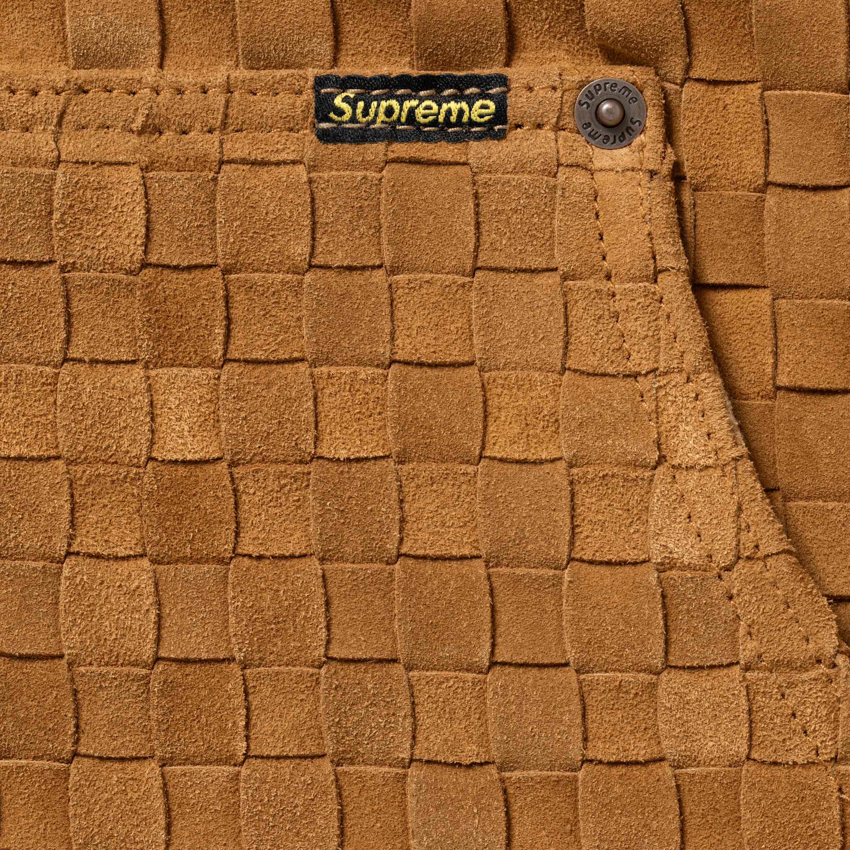 Woven Suede Hooded Work Jacket