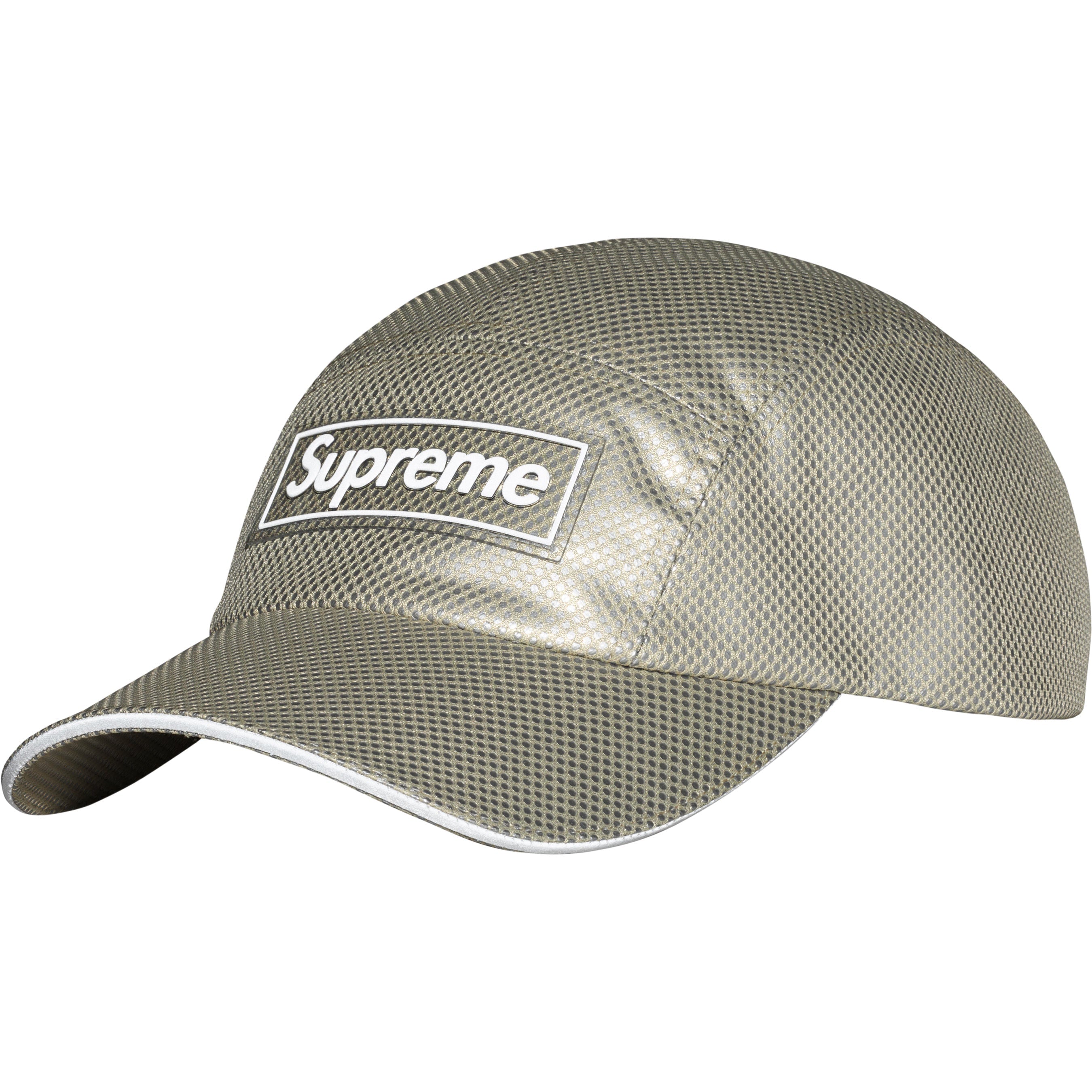 Metallic Mesh Camp Cap