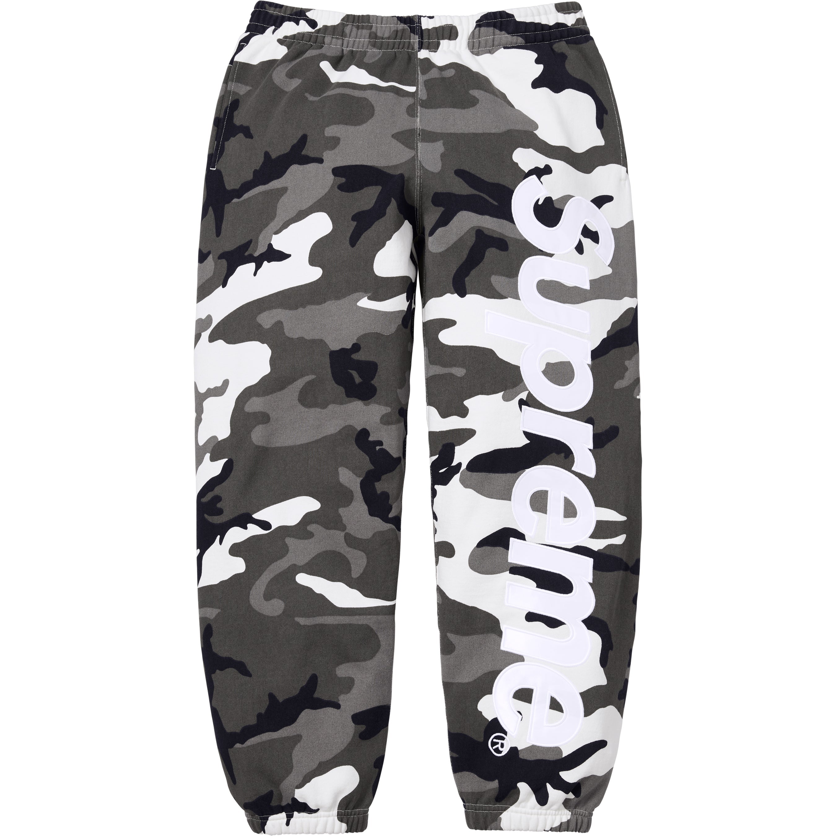 Satin Appliqué Sweatpant