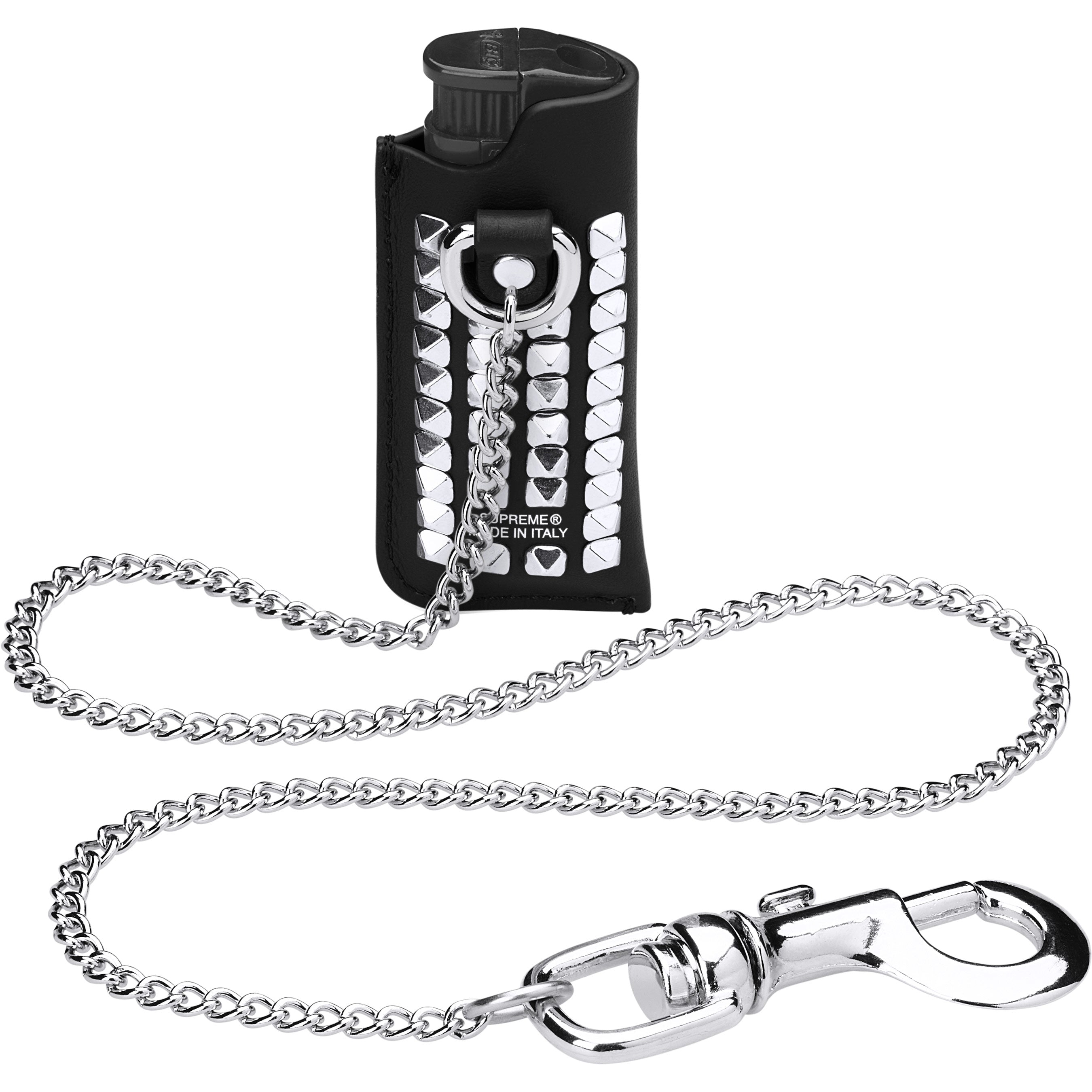 Studded Leather Lighter Holder