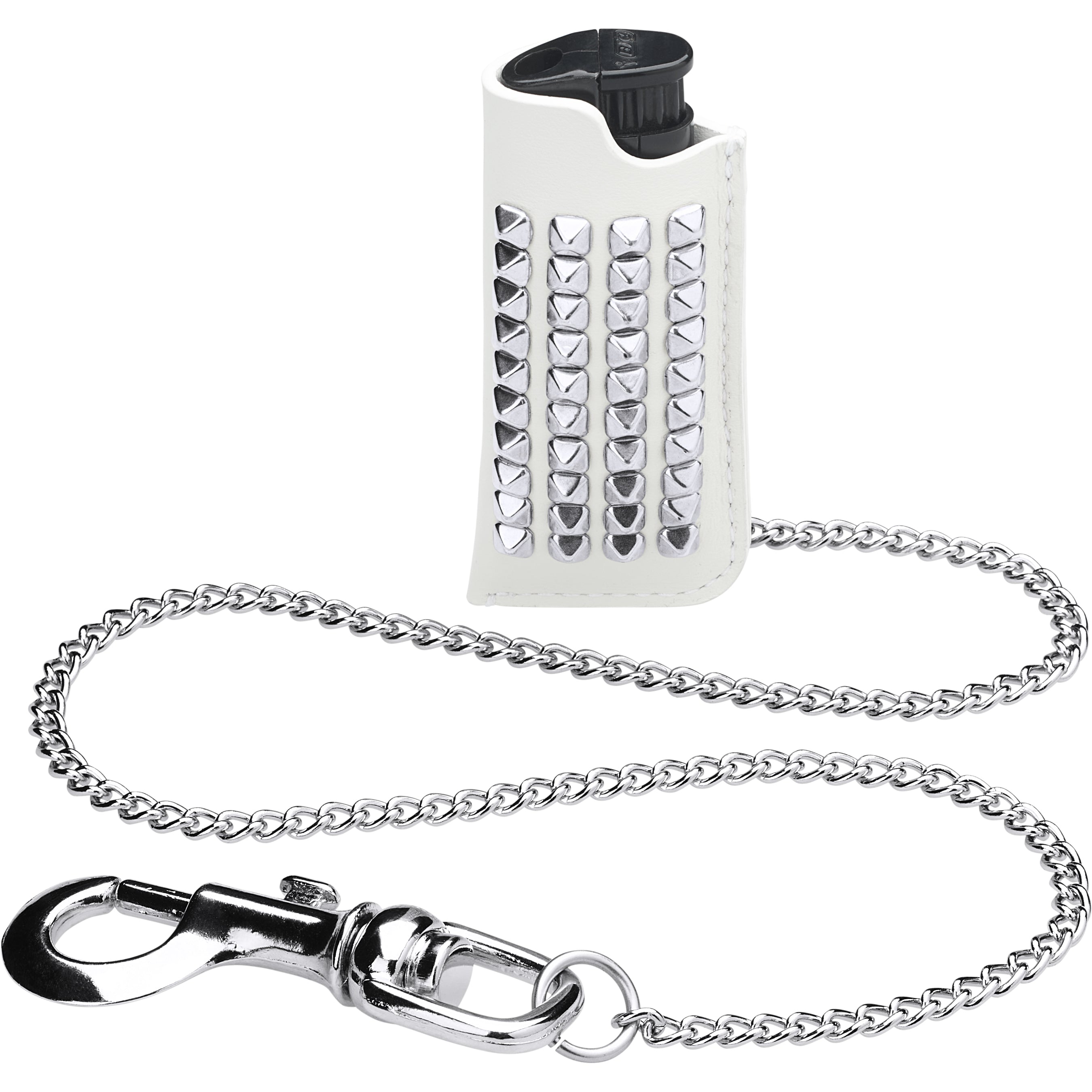 Studded Leather Lighter Holder