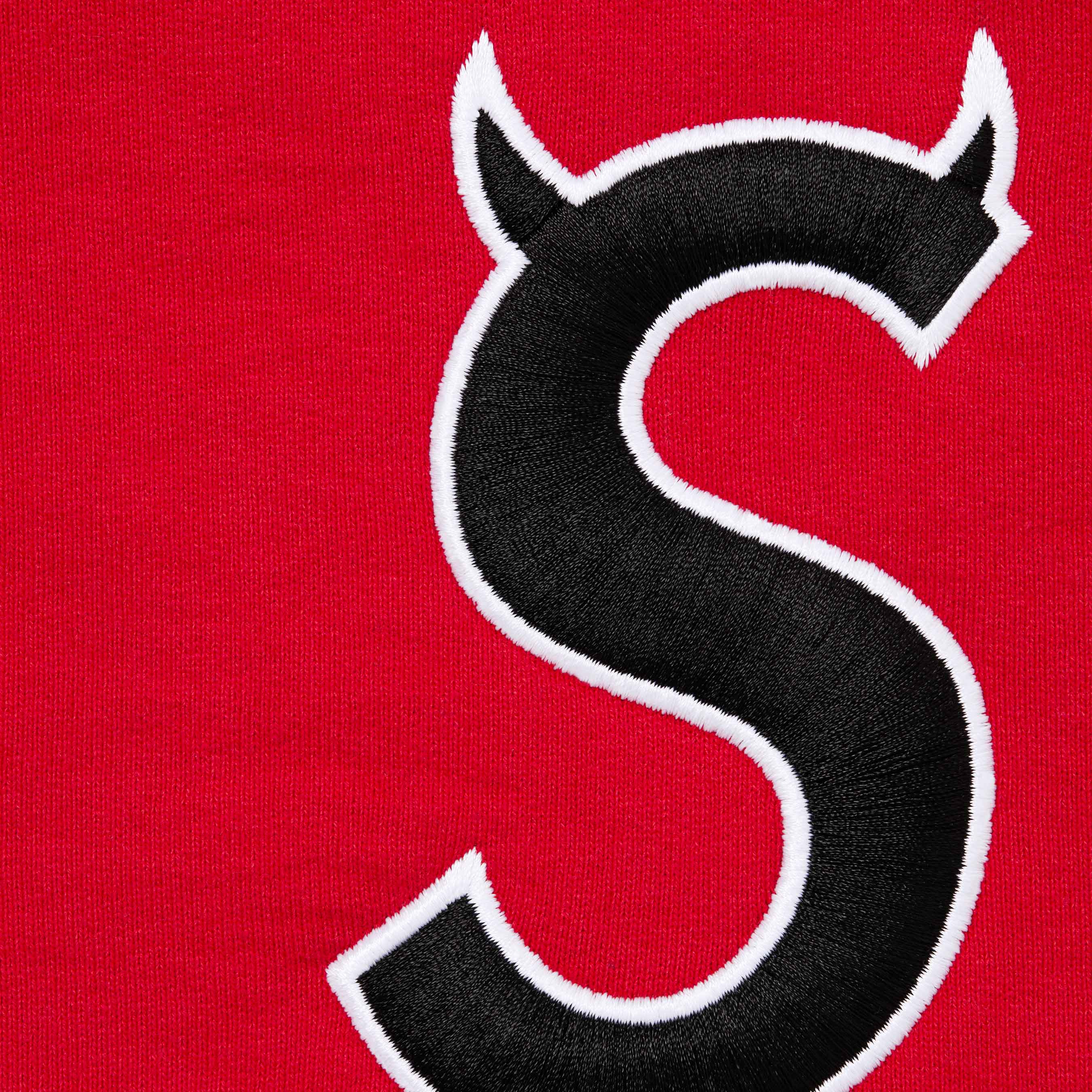 Devil S Logo Zip Up Hooded Sweatshirt