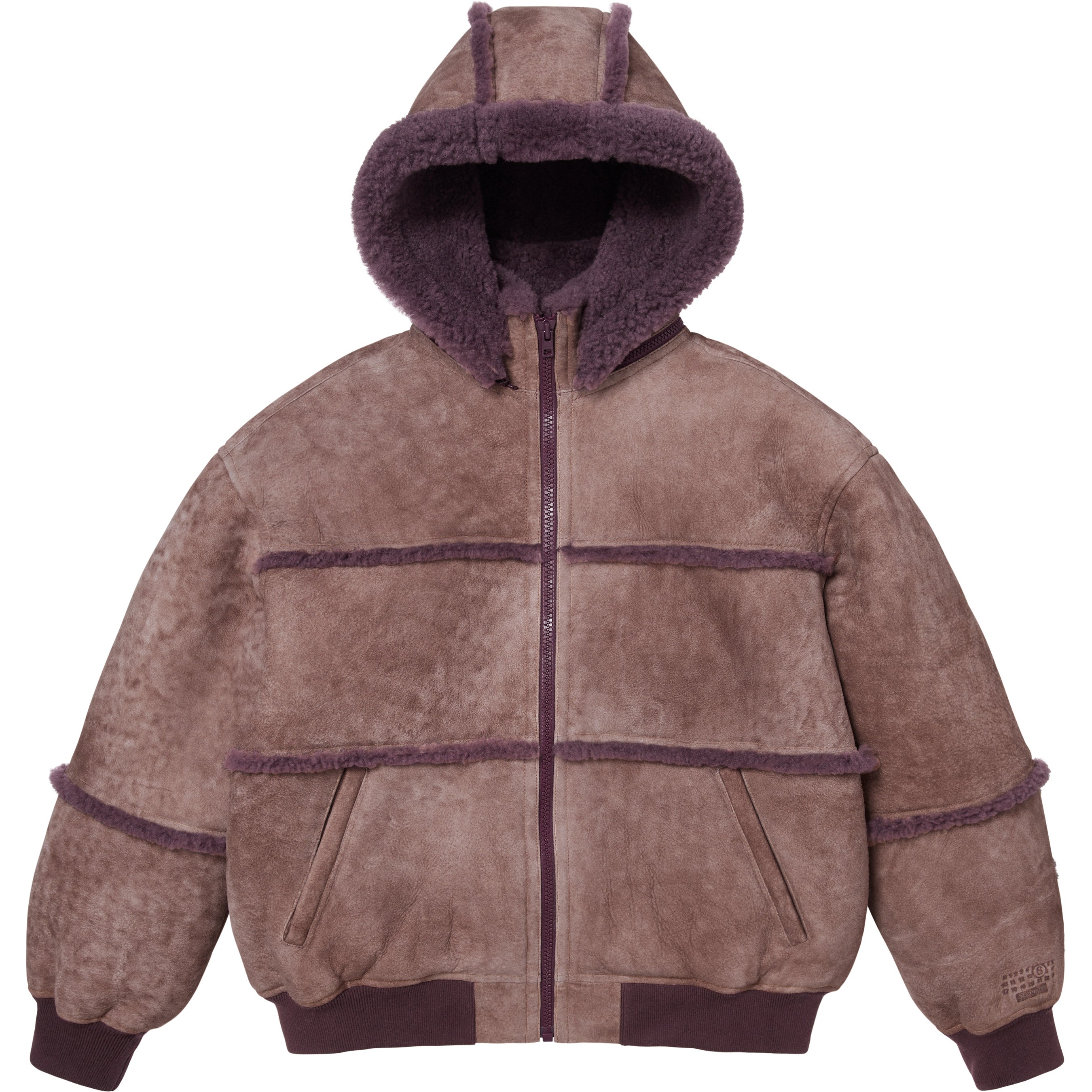 Supreme®/MM6 Maison Margiela Hooded Shearling Bomber Jacket