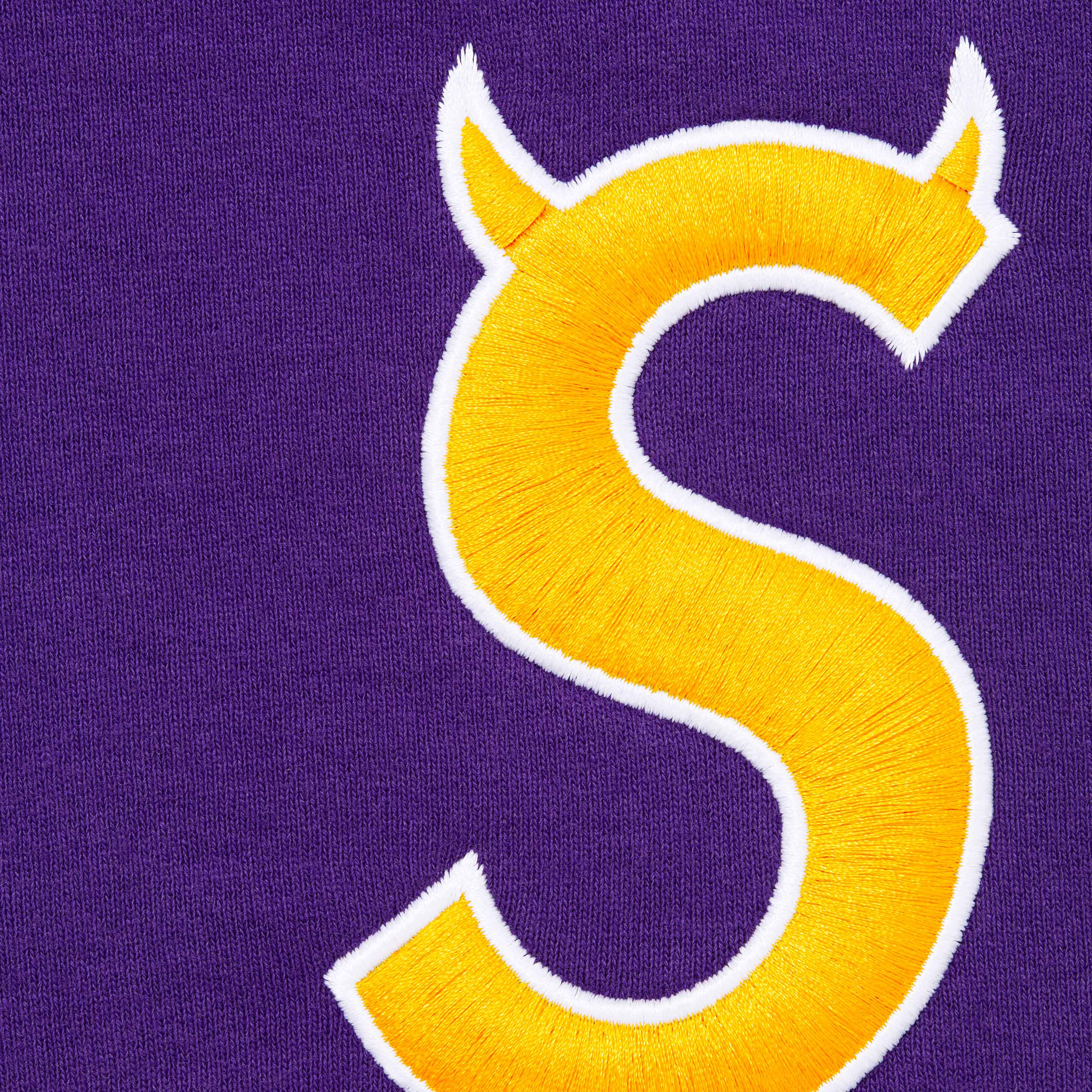 Devil S Logo Zip Up Hooded Sweatshirt