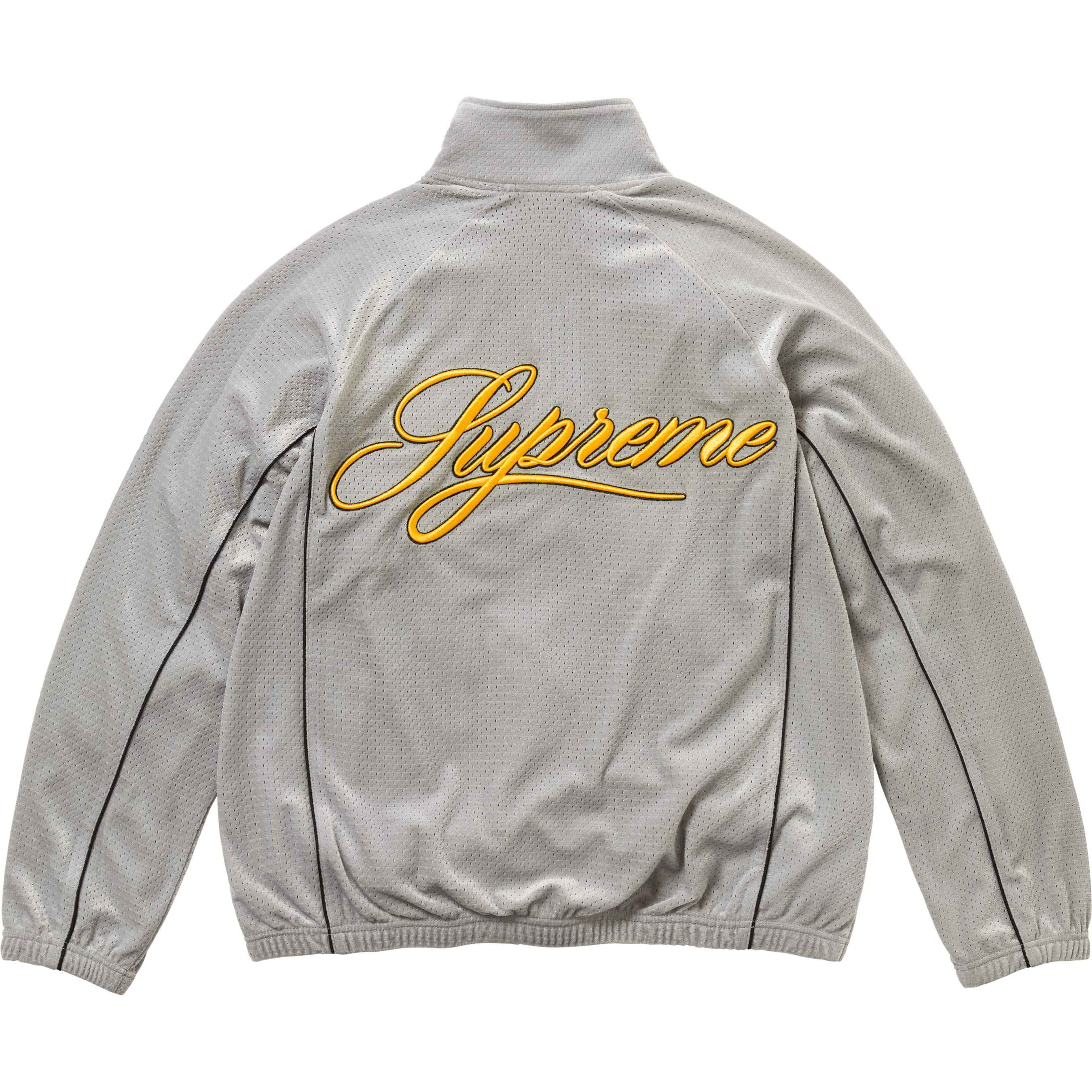 Velour Mesh Track Jacket