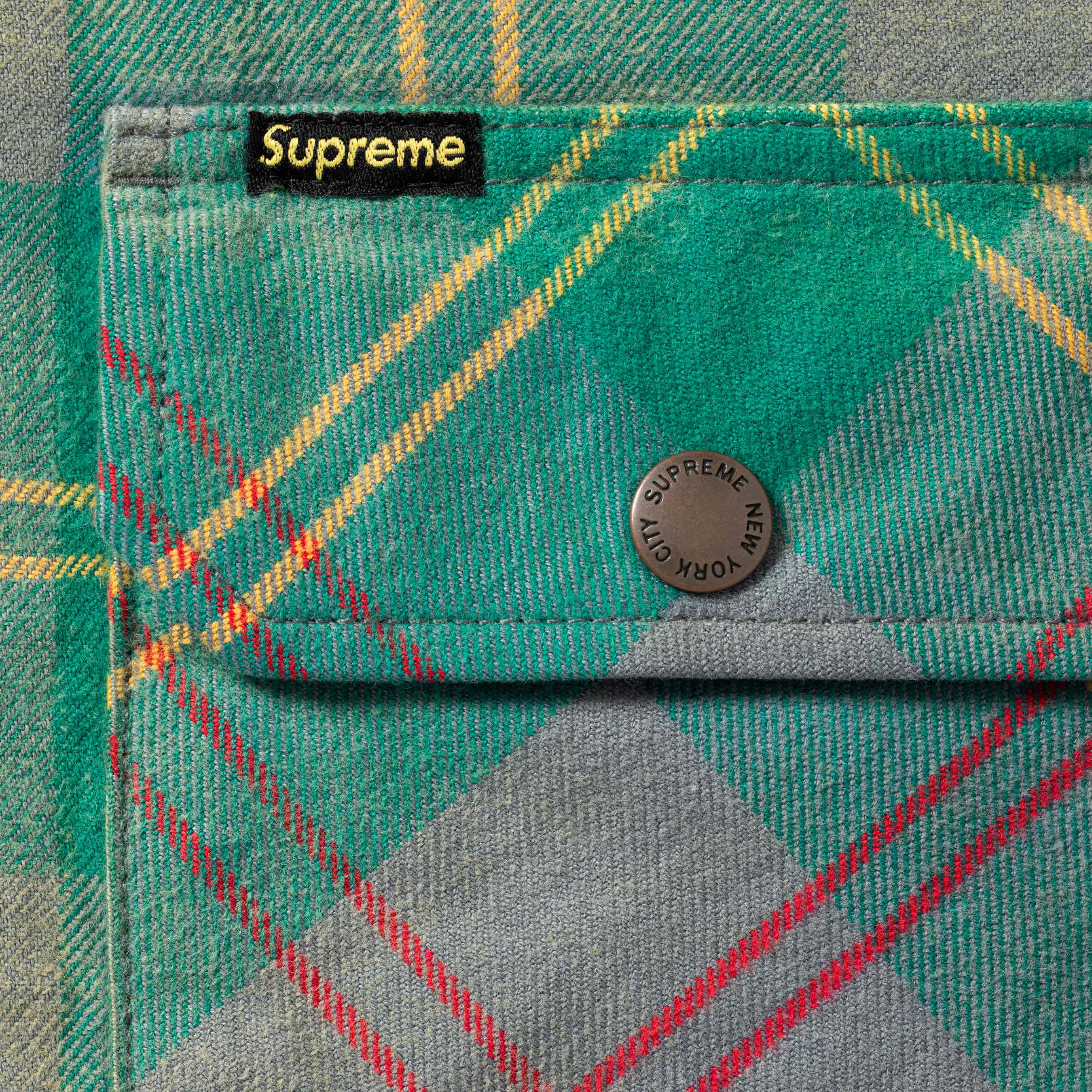 Quilted Lined Flannel Snap Shirt