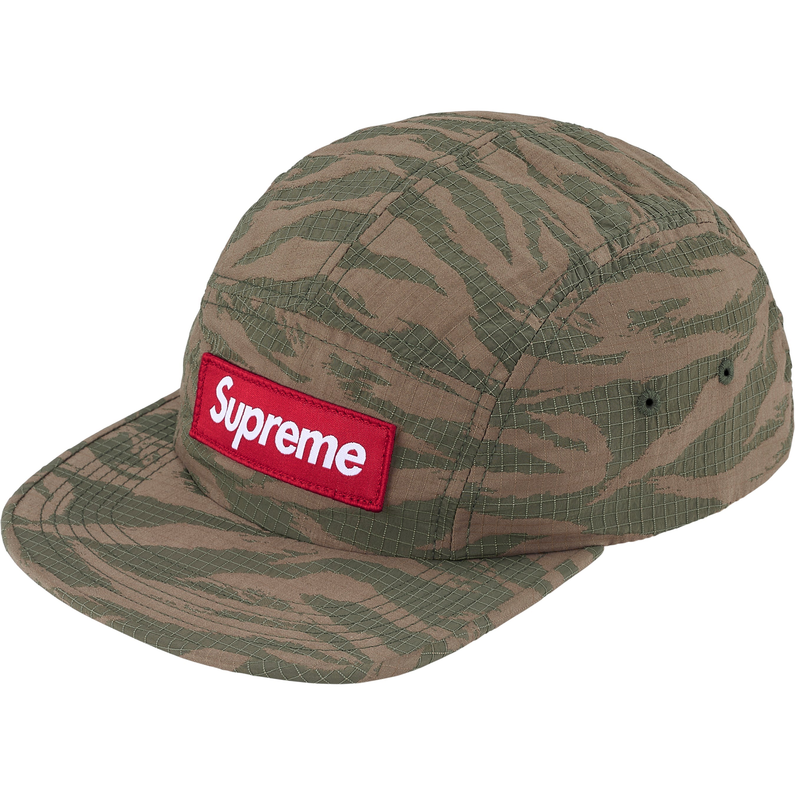 Tiger Camo Ripstop Camp Cap