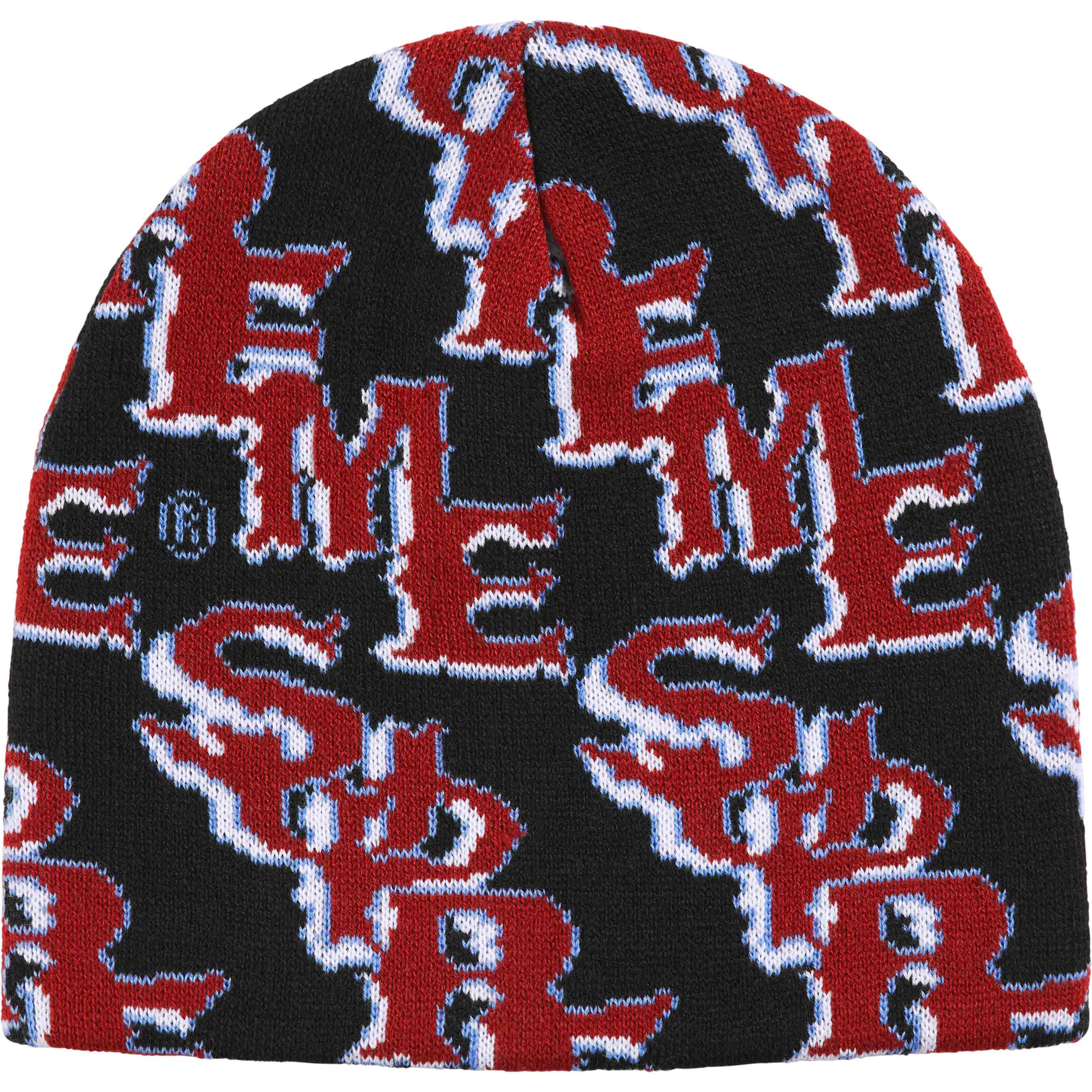 Slanted Gothic Outline Beanie