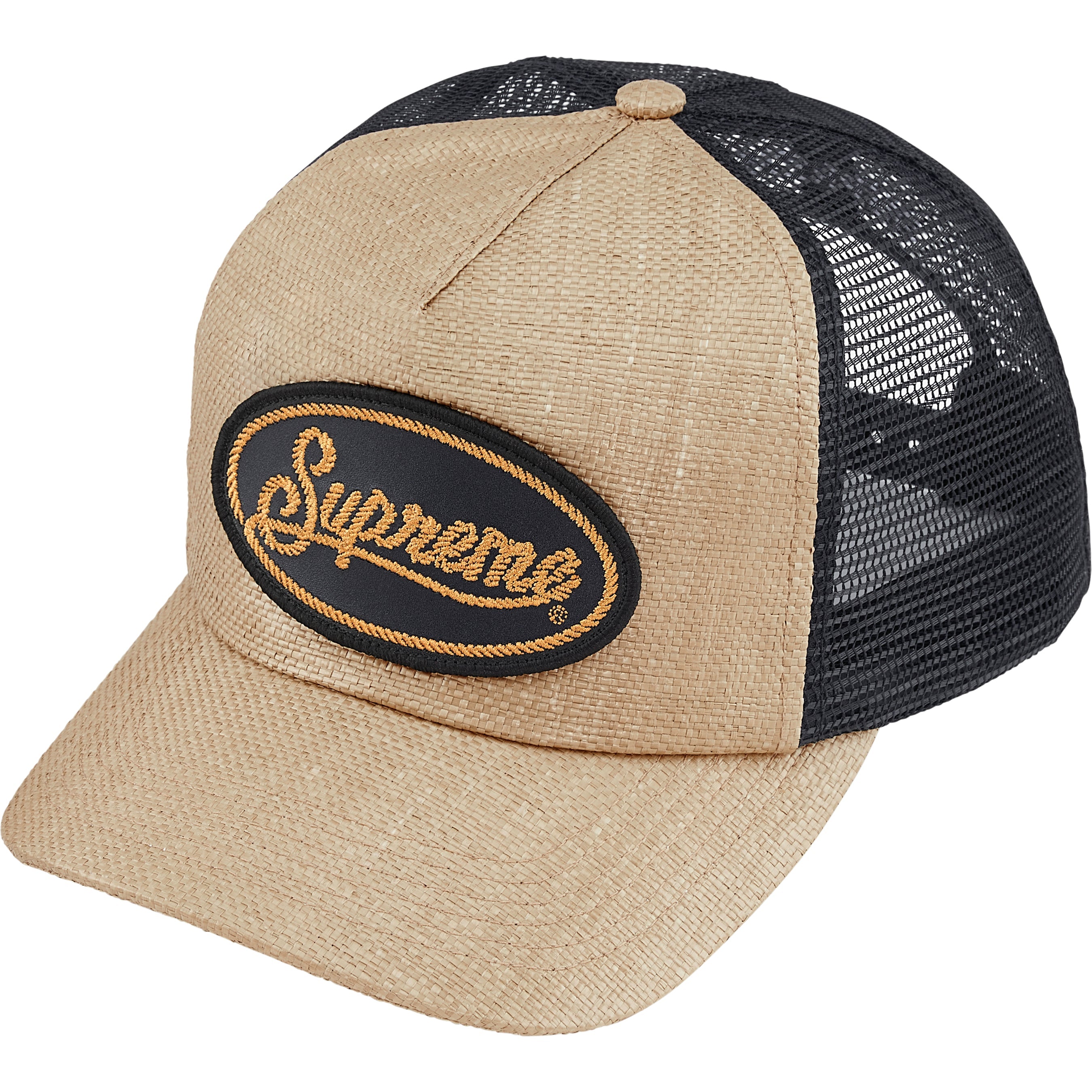 Raffia Mesh Back 5-Panel