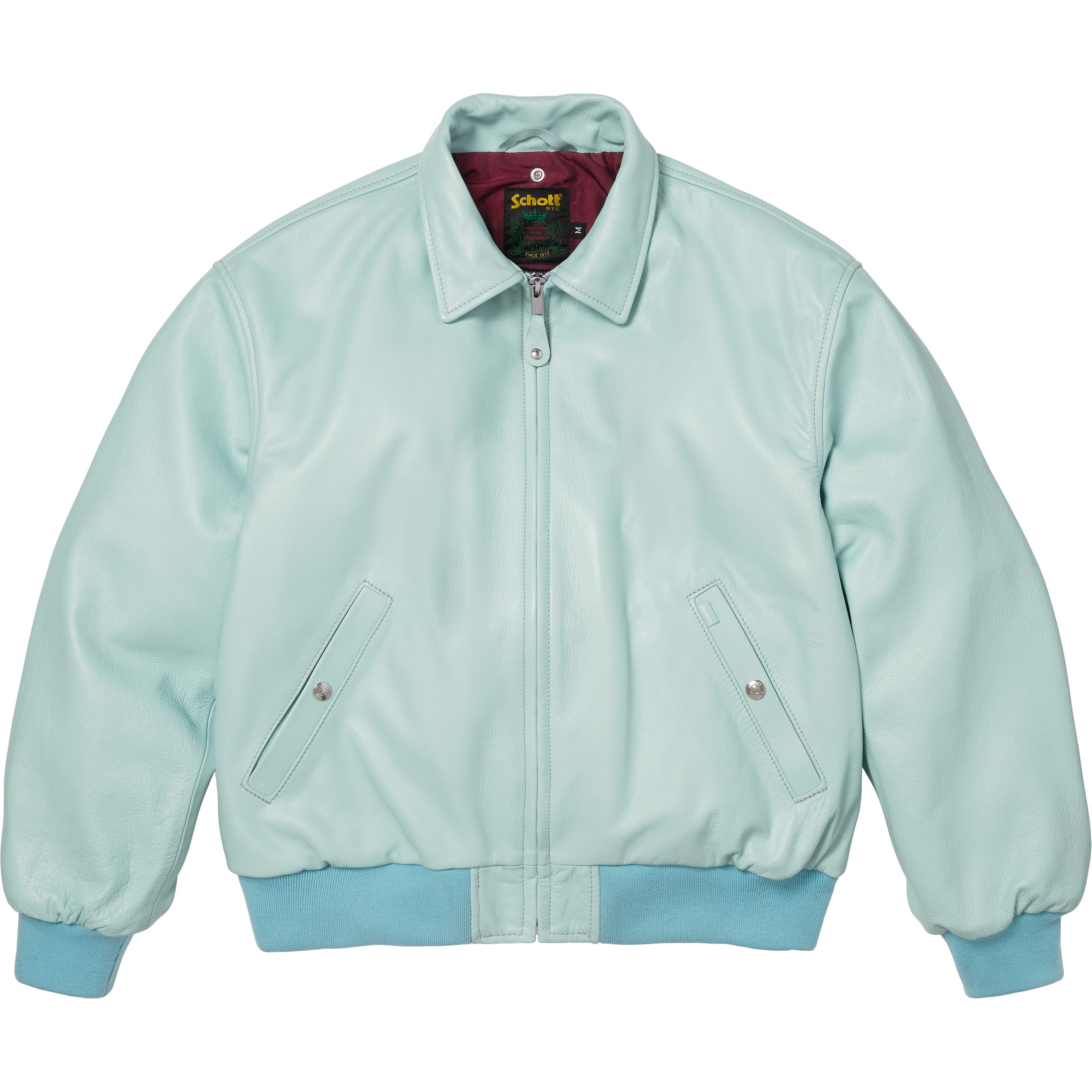 Supreme®/Schott® Shearling Collar Bomber Jacket