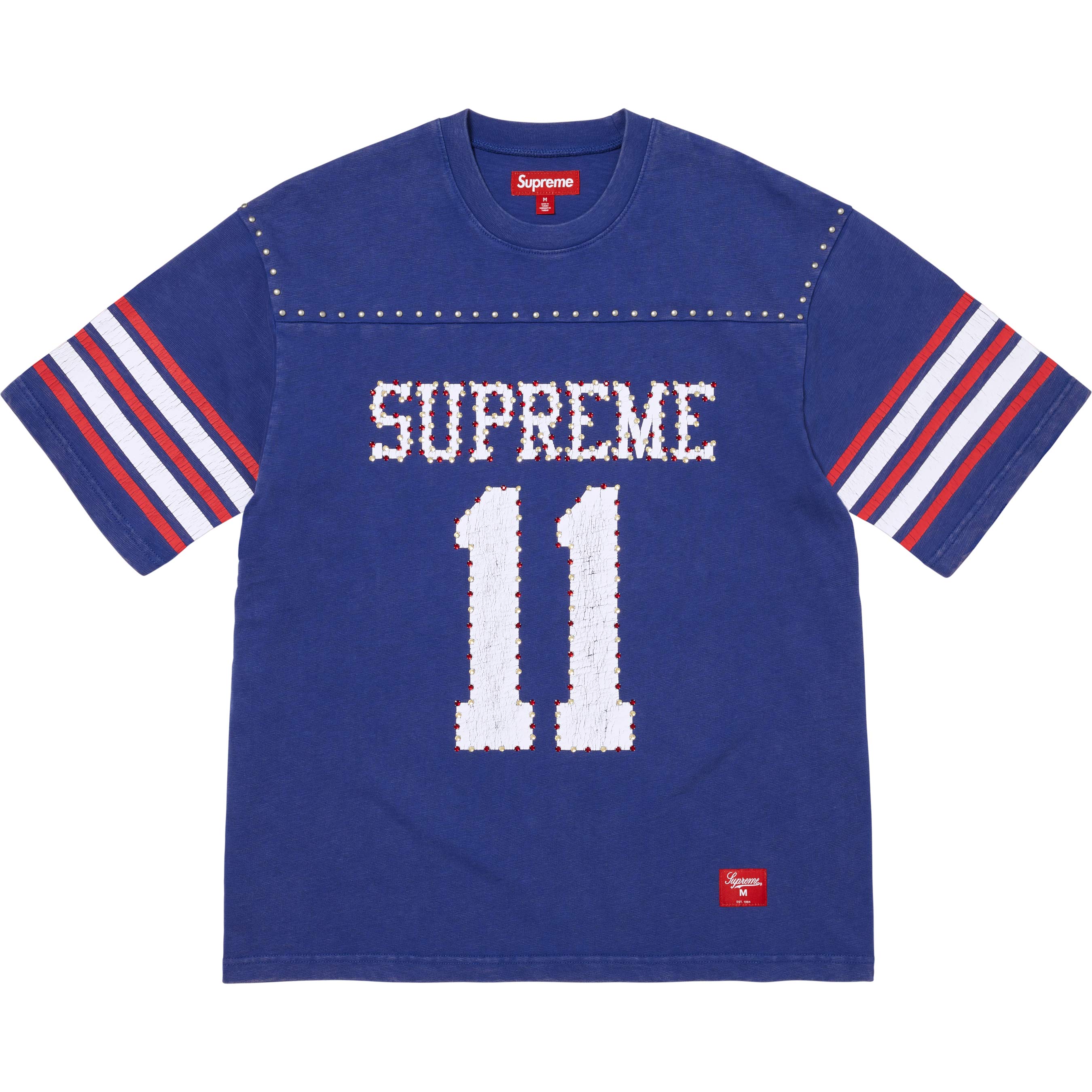 Studded S/S Football Top