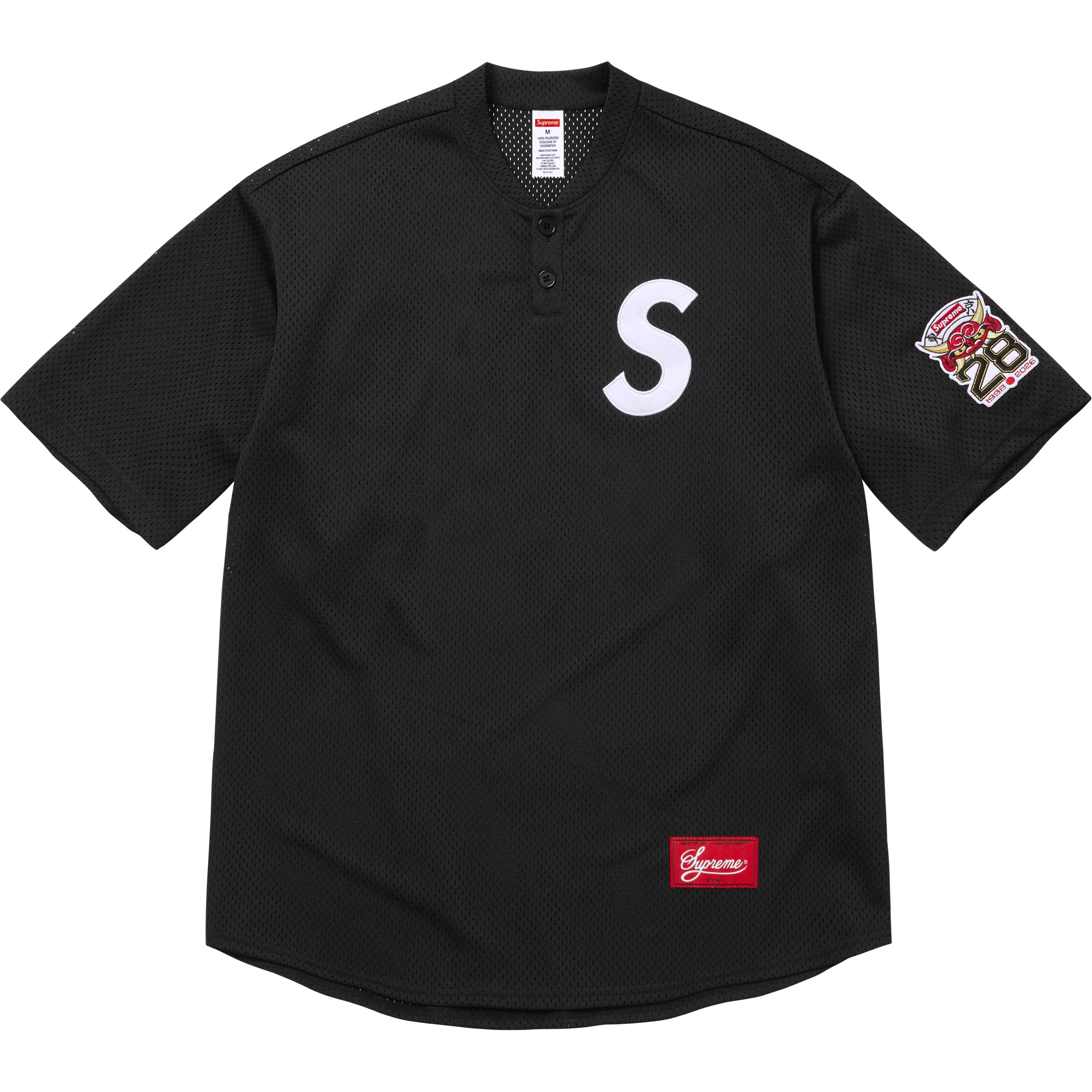 Shop S Logo Baseball Henley
