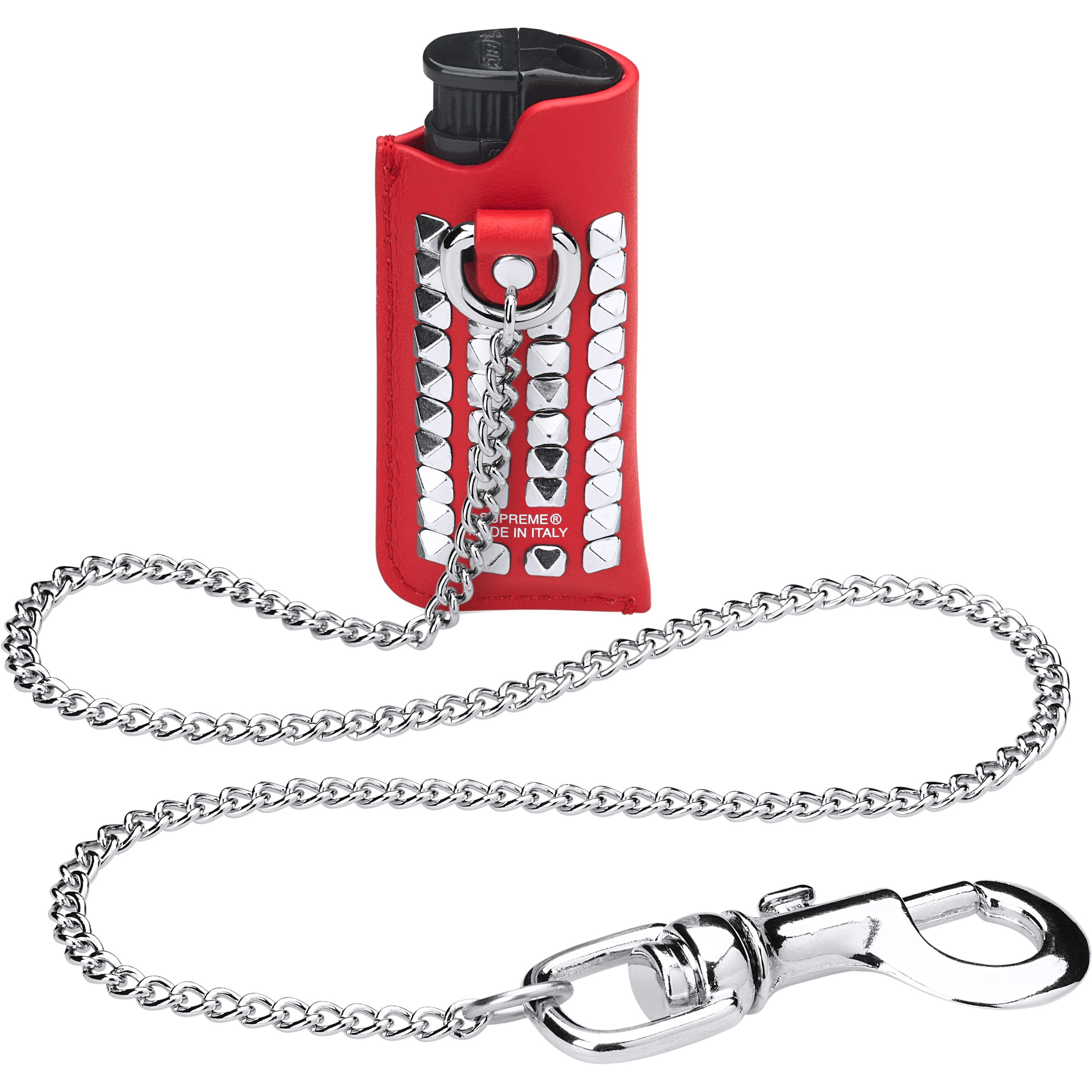 Studded Leather Lighter Holder