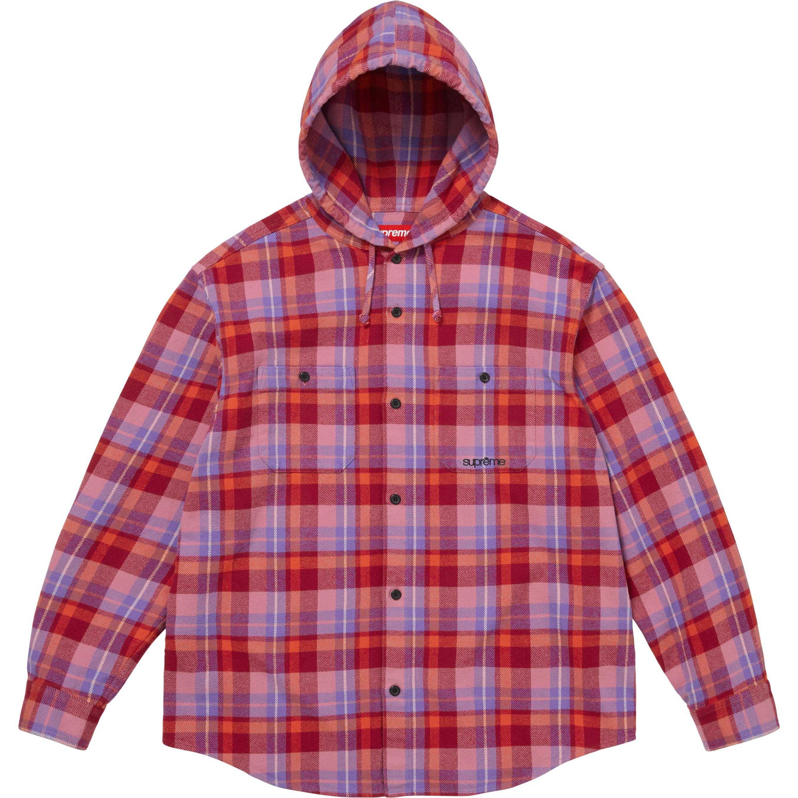 Hooded Flannel Shirt