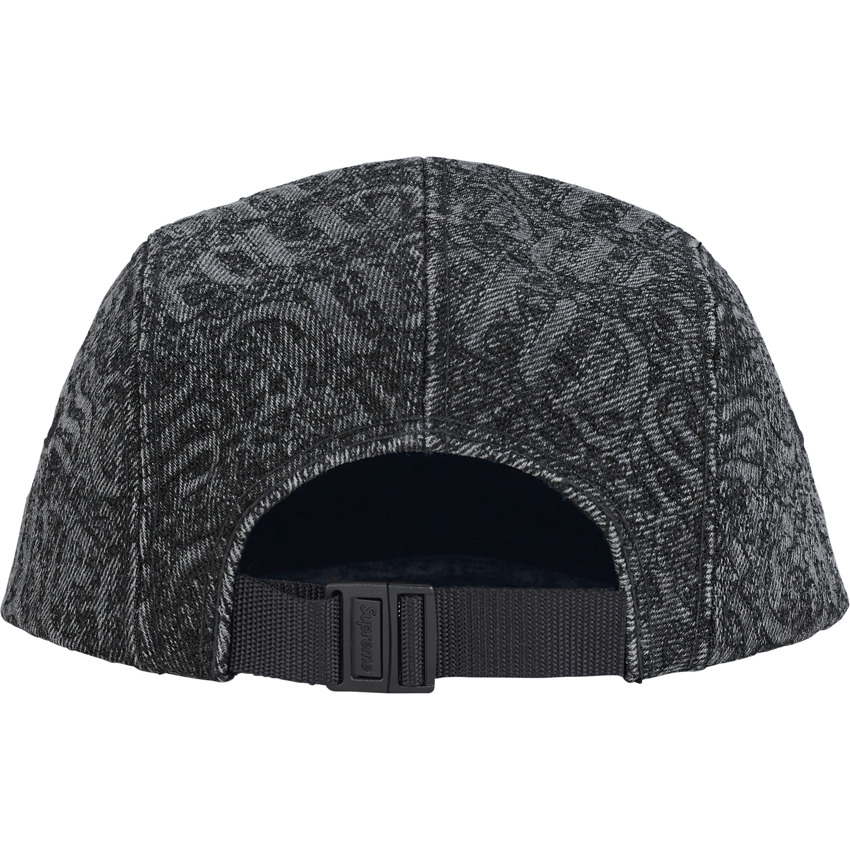 Stitched Old English Denim Camp Cap