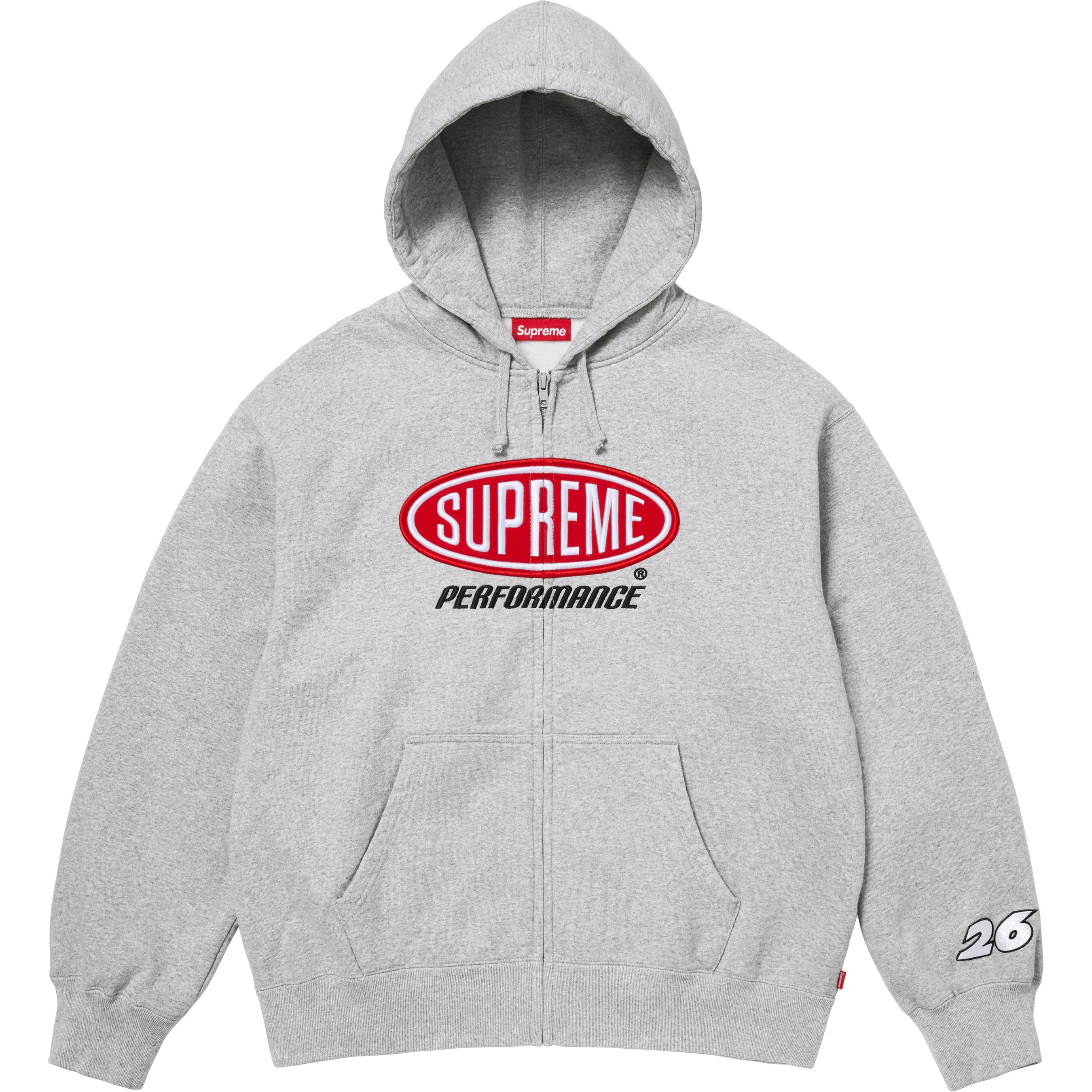 Performance Zip Up Hooded Sweatshirt