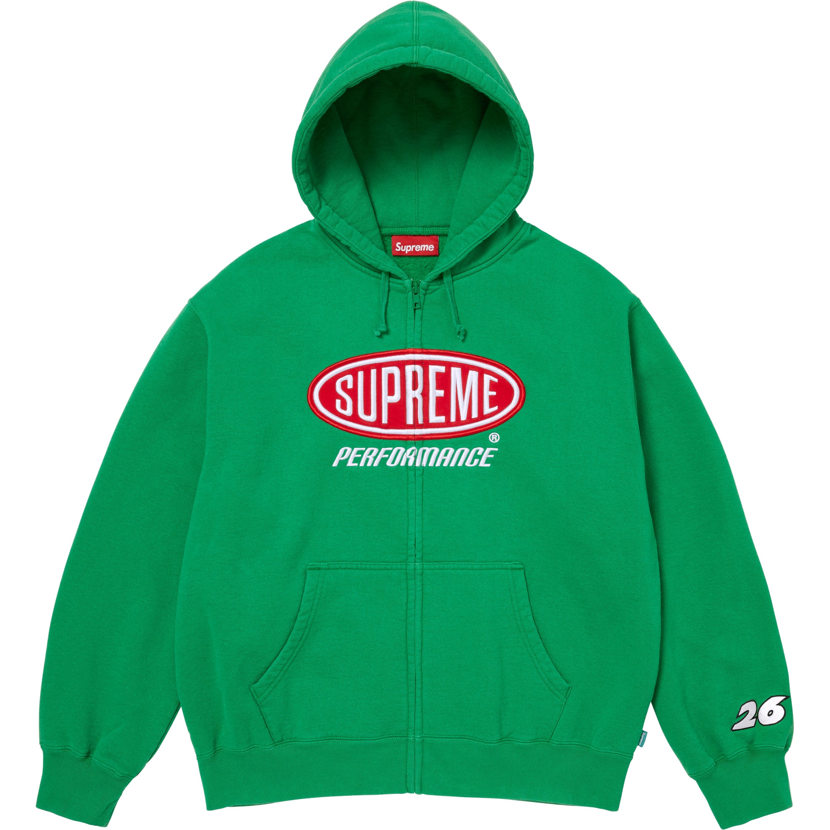 Performance Zip Up Hooded Sweatshirt