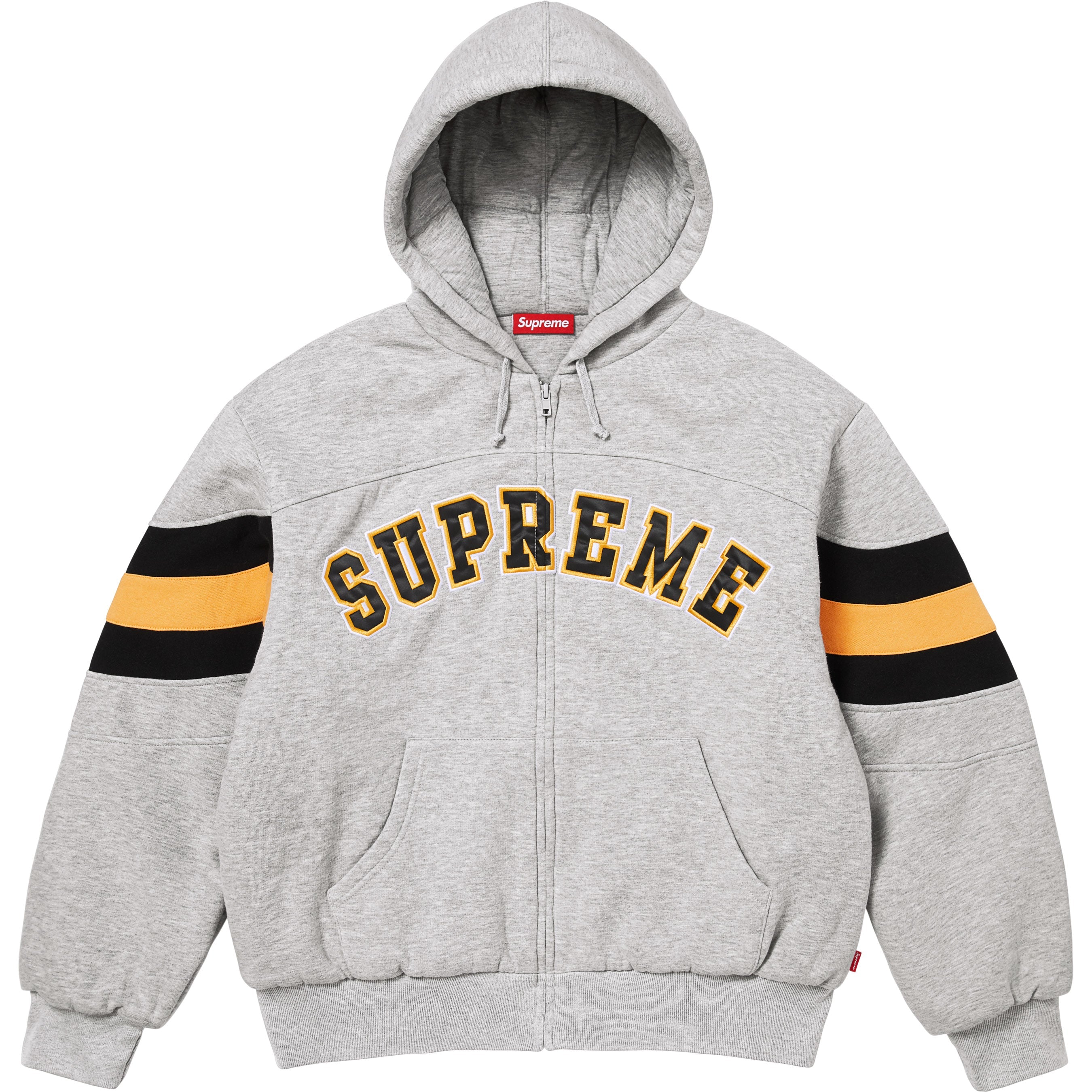 Filled Zip Up Hooded Sweatshirt