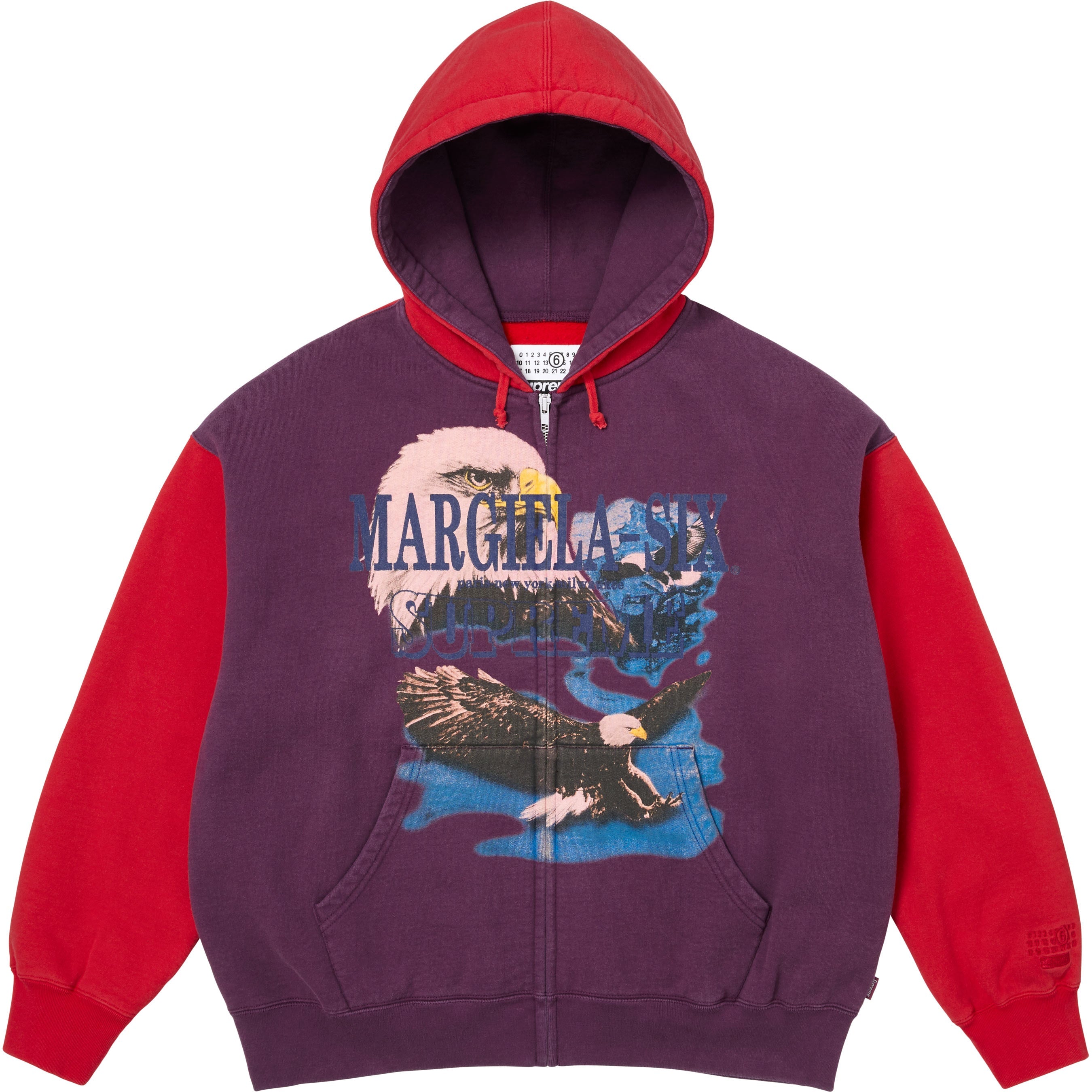 Supreme®/MM6 Maison Margiela Eagle Zip Up Hooded Sweatshirt