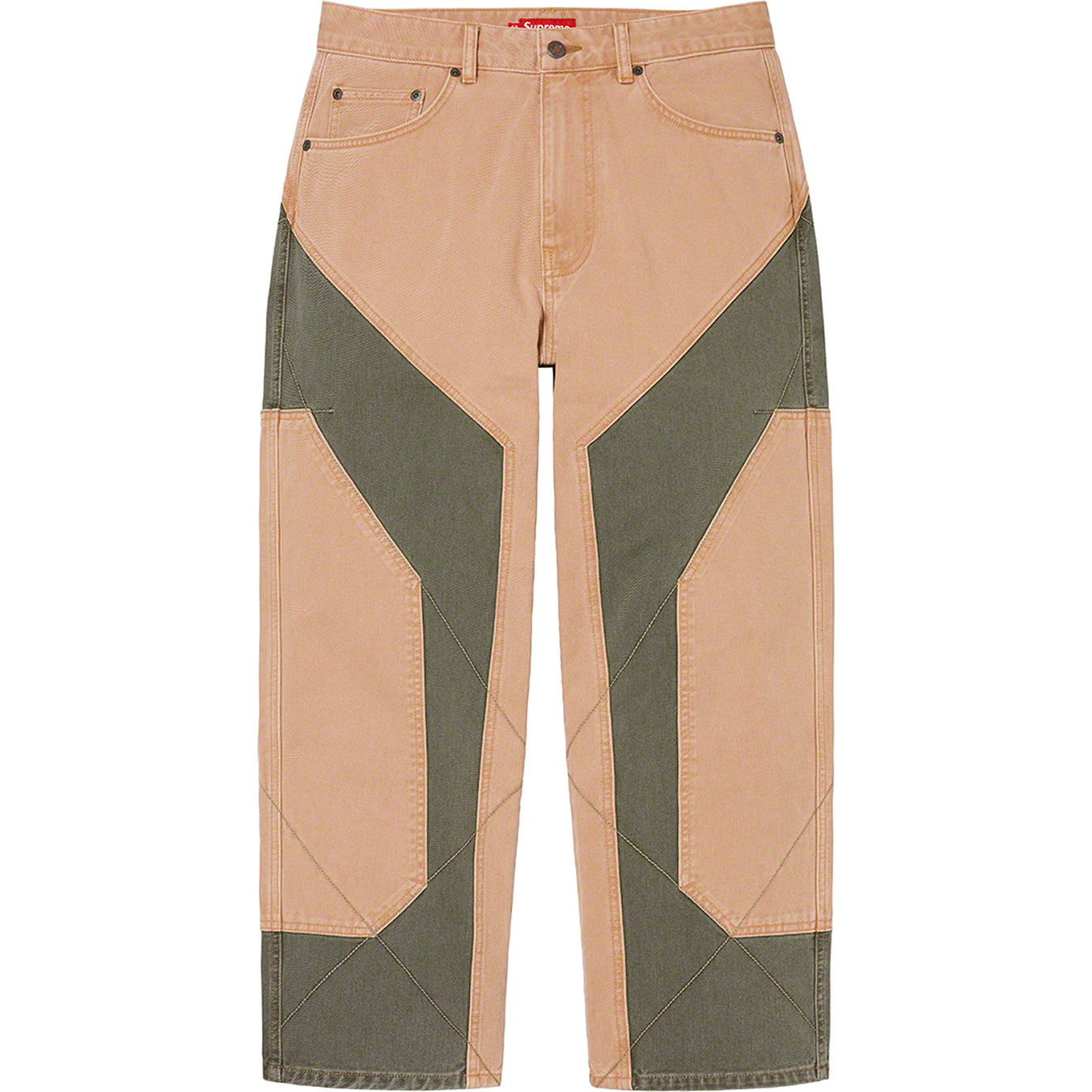 2-Tone Paneled Jean