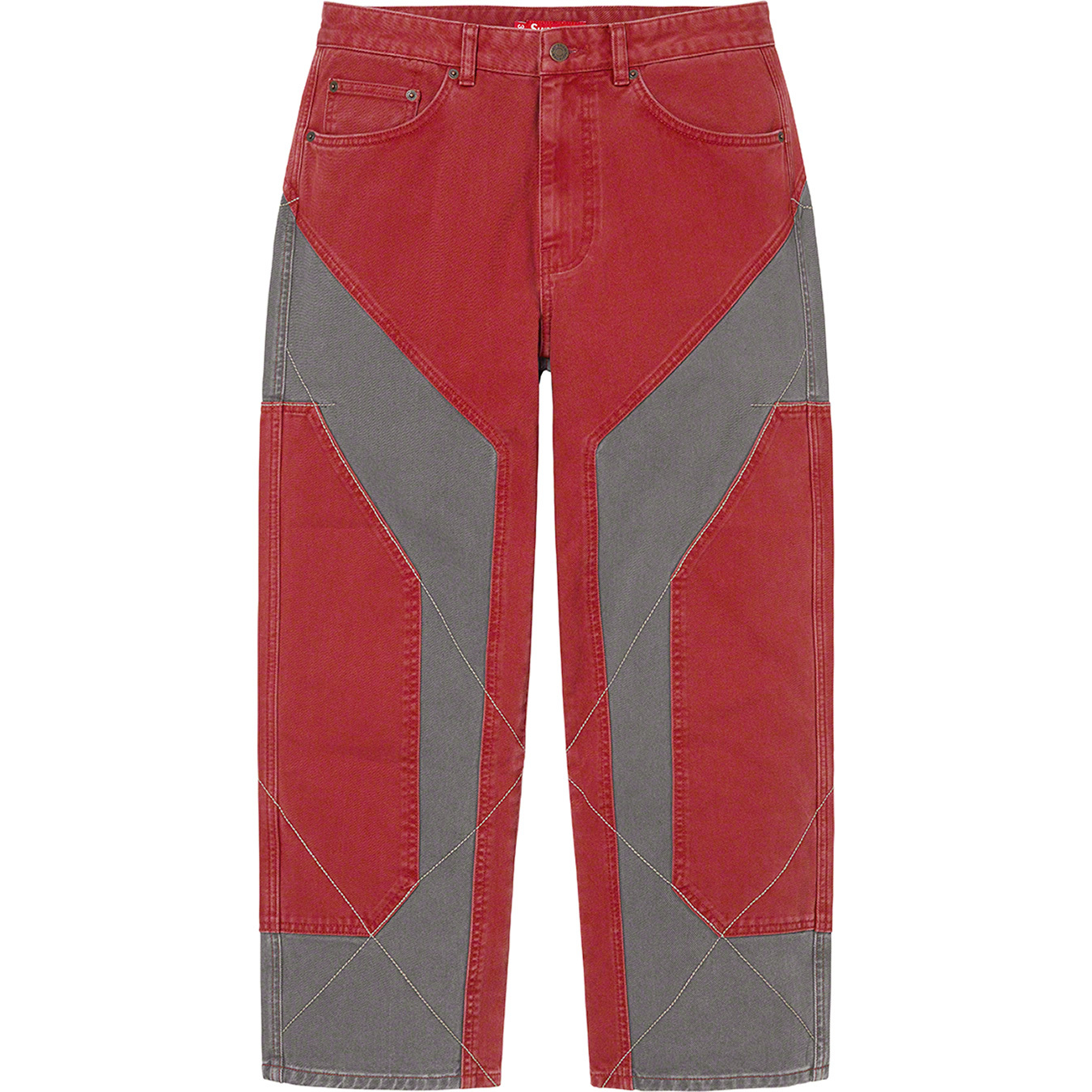 2-Tone Paneled Jean