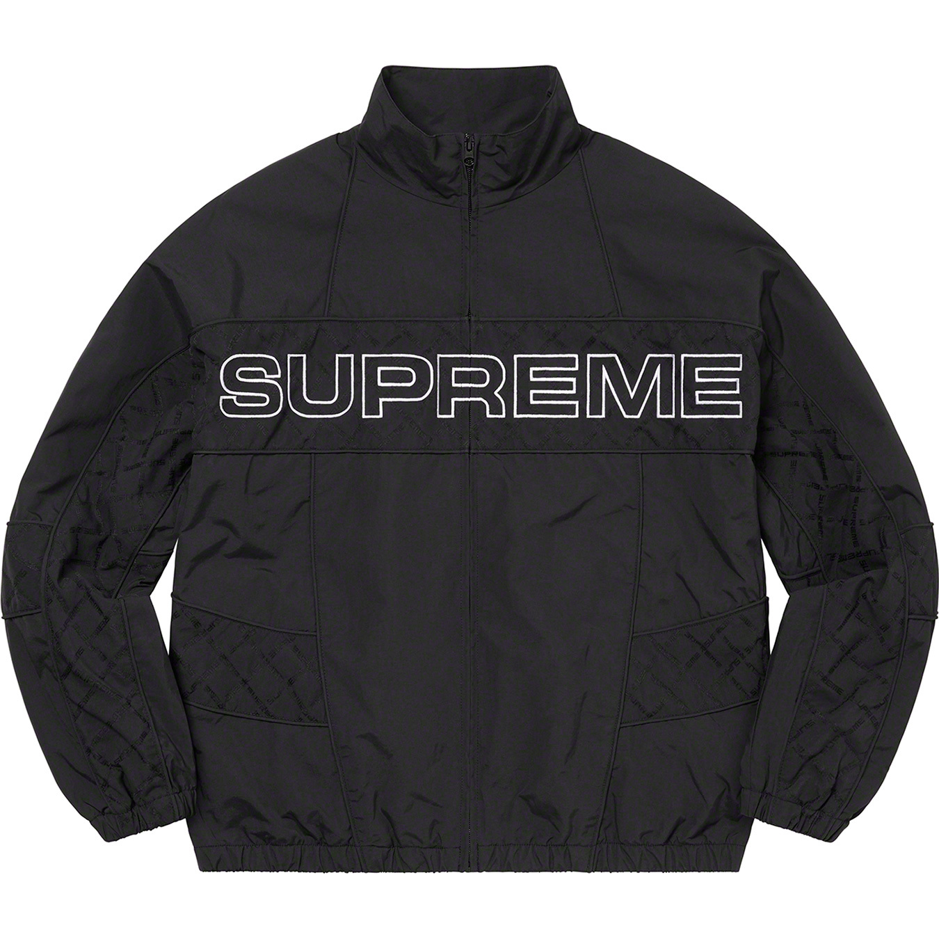 Jacquard Panel Track Jacket