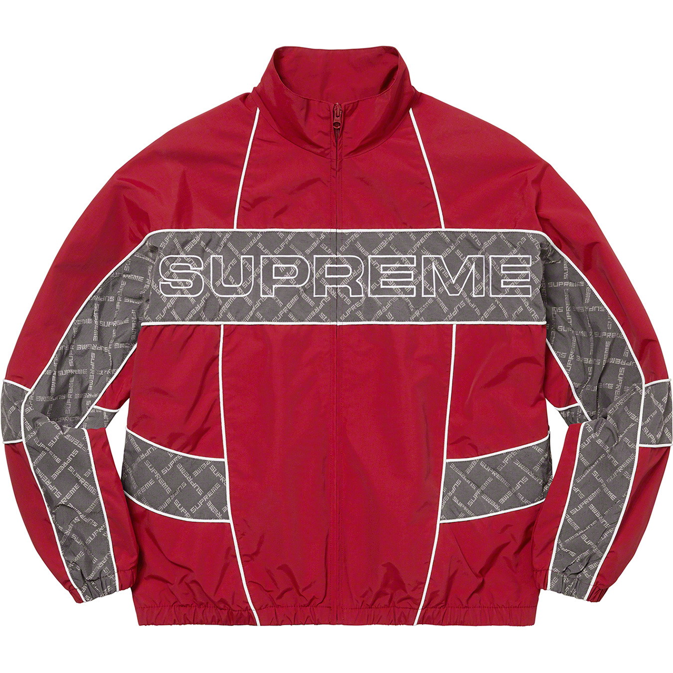 Jacquard Panel Track Jacket