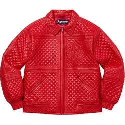 Studded Quilted Leather Jacket