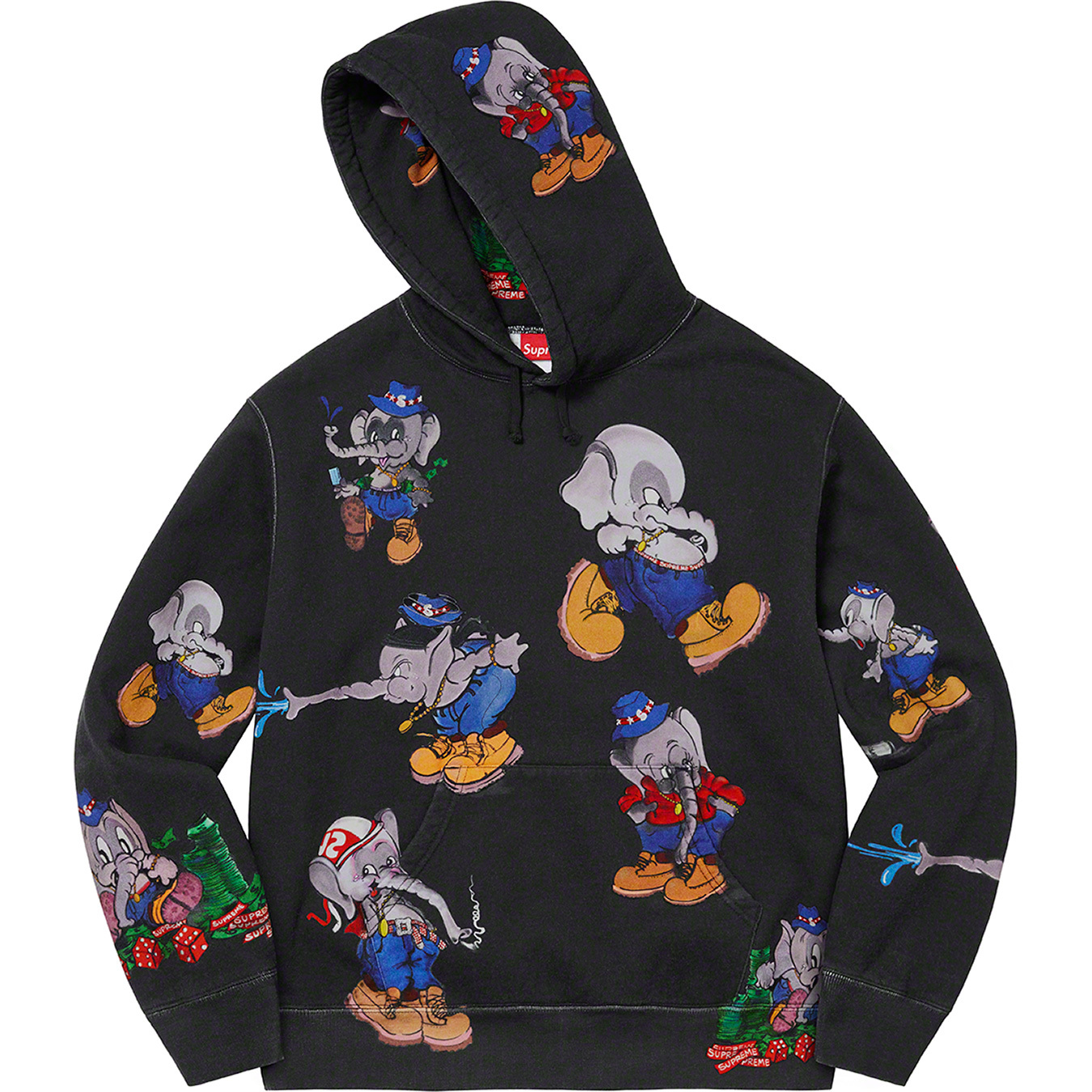 Elephant Hooded Sweatshirt