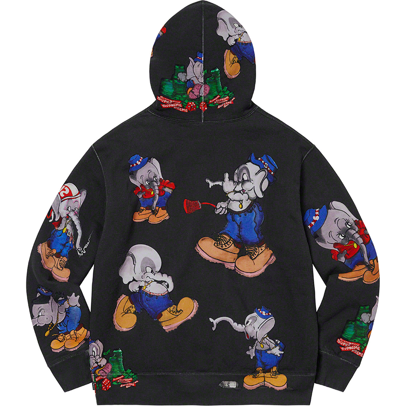 Elephant Hooded Sweatshirt