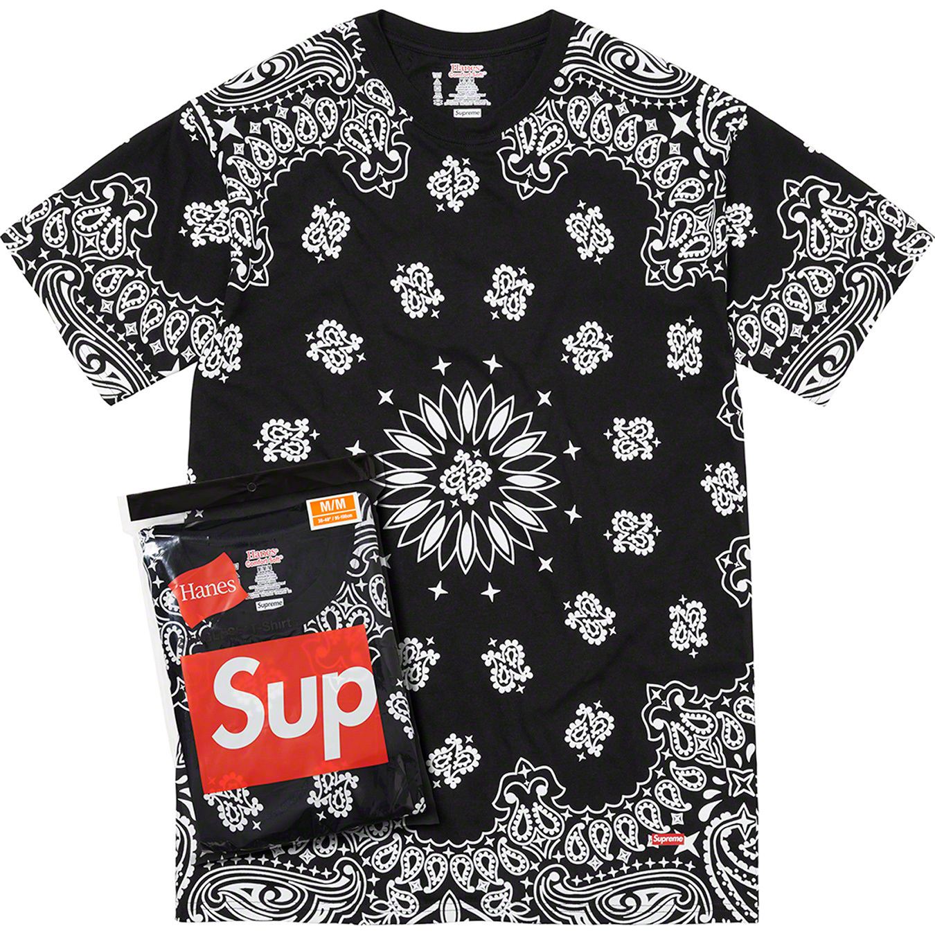 Supreme®/Hanes® Bandana Tagless Tees (2 Pack)