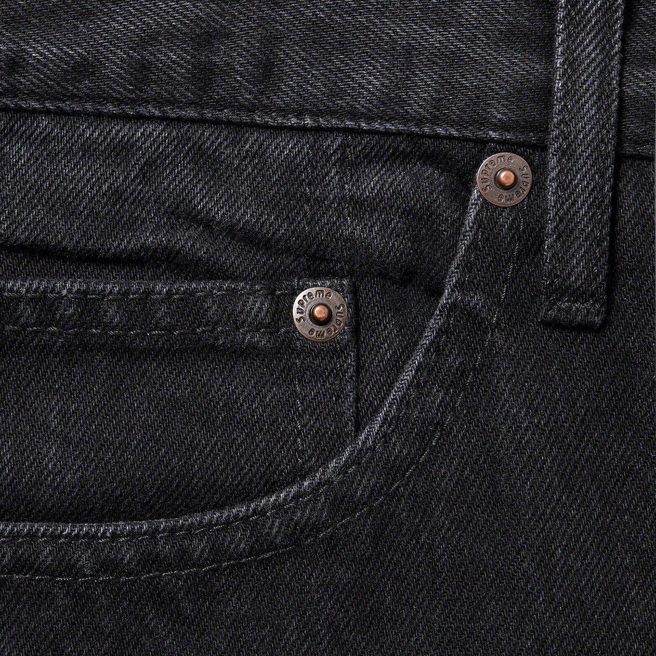 Stone Washed Black Slim Jean