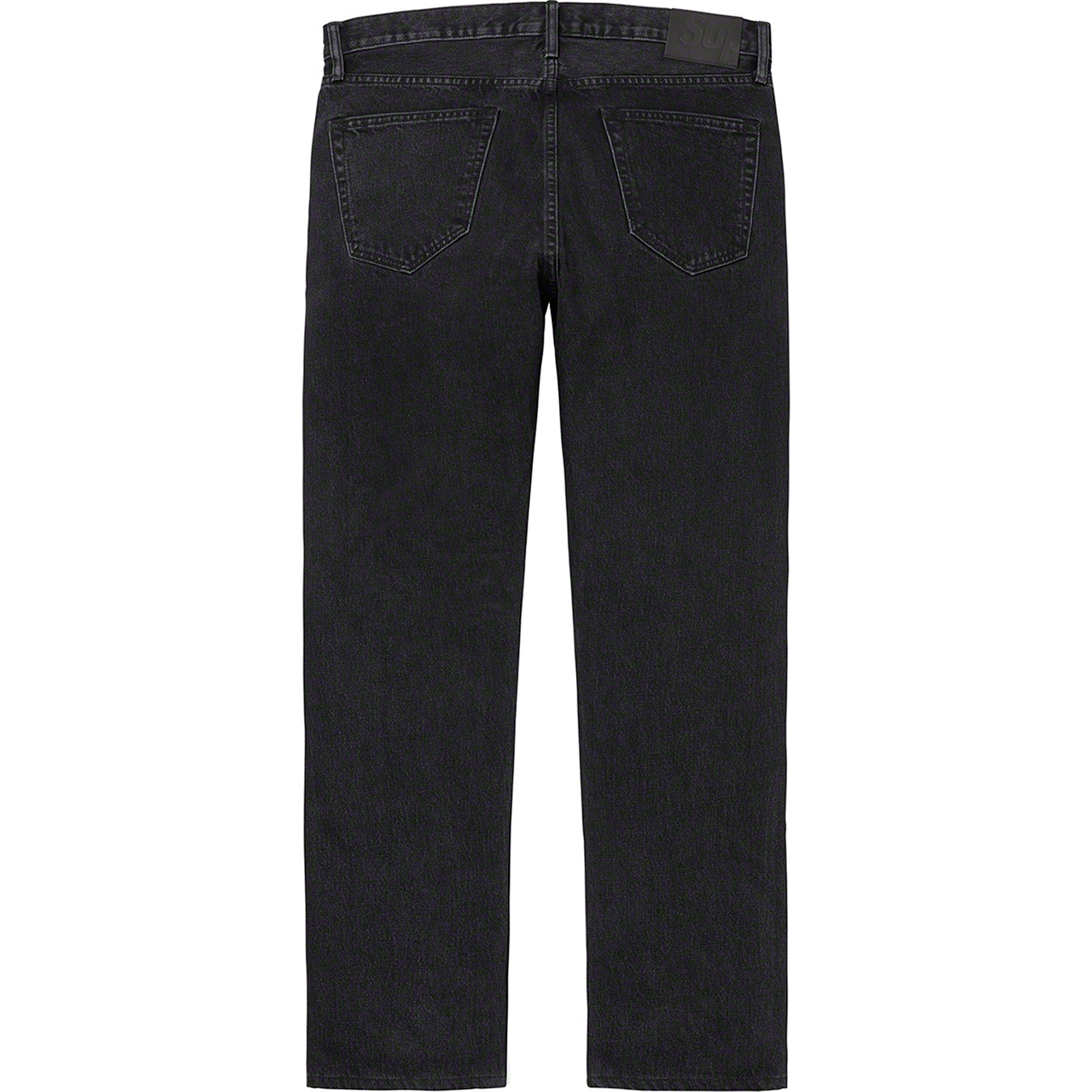 Stone Washed Black Slim Jean